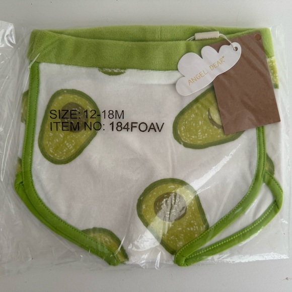 Angel Dear Track Shorts Avocado Size 12-18 Months NWT - Picture 2 of 3